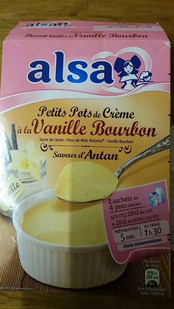 Petits pots de crème à la vanille bourbon