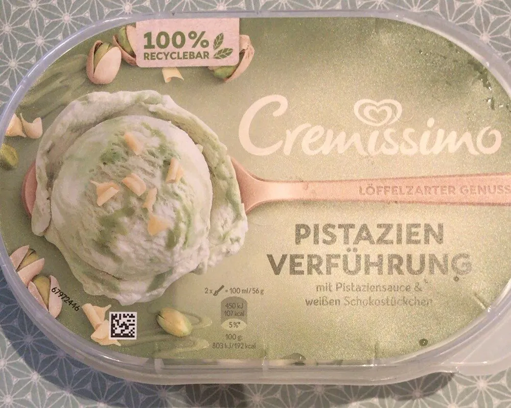Langnese Cremissimo Pistazie & Vanille