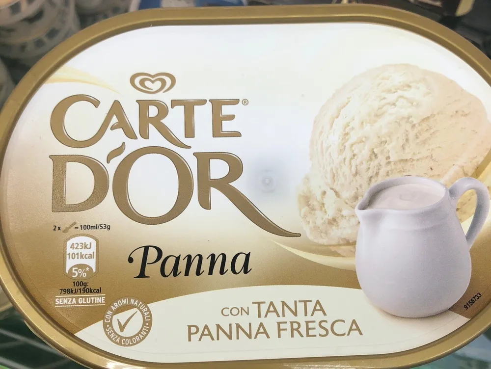 Glace panna