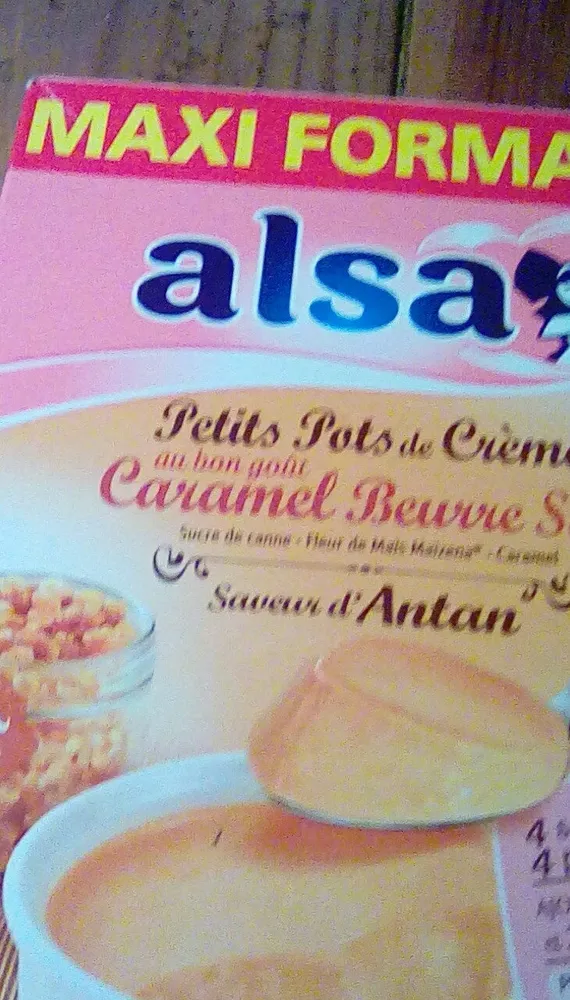 Alsa crème caramel beurre salé