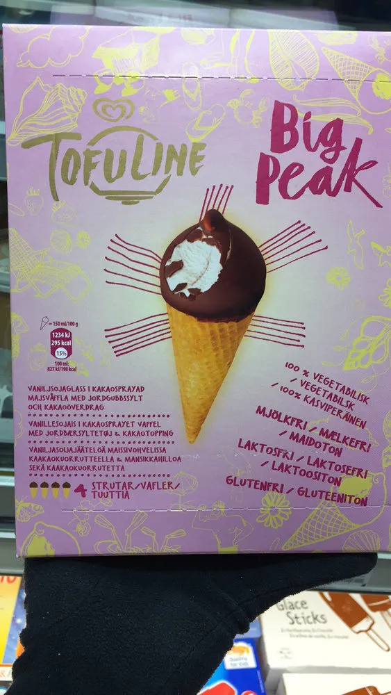 Tofuline - Glace comestible au soja à l'arôme de vanille