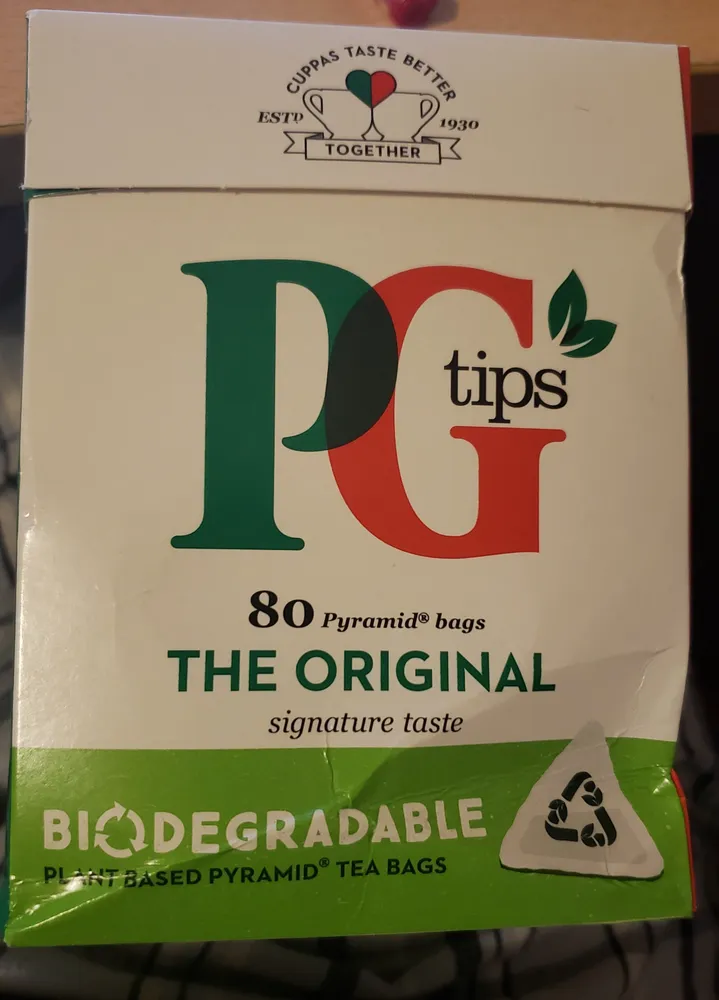 PG Tips 80 Pyramid Tea Bags 232G