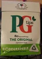 PG Tips 80 Pyramid Tea Bags 232G