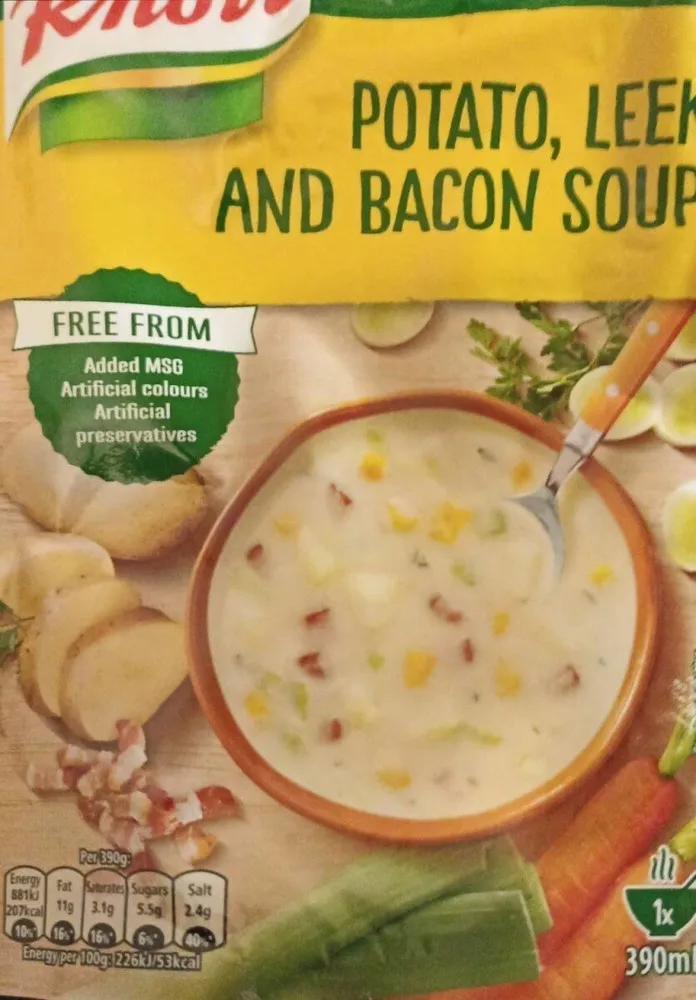 Potato Leek and Bacon Soup