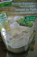 Velouté de poulet aux champignons