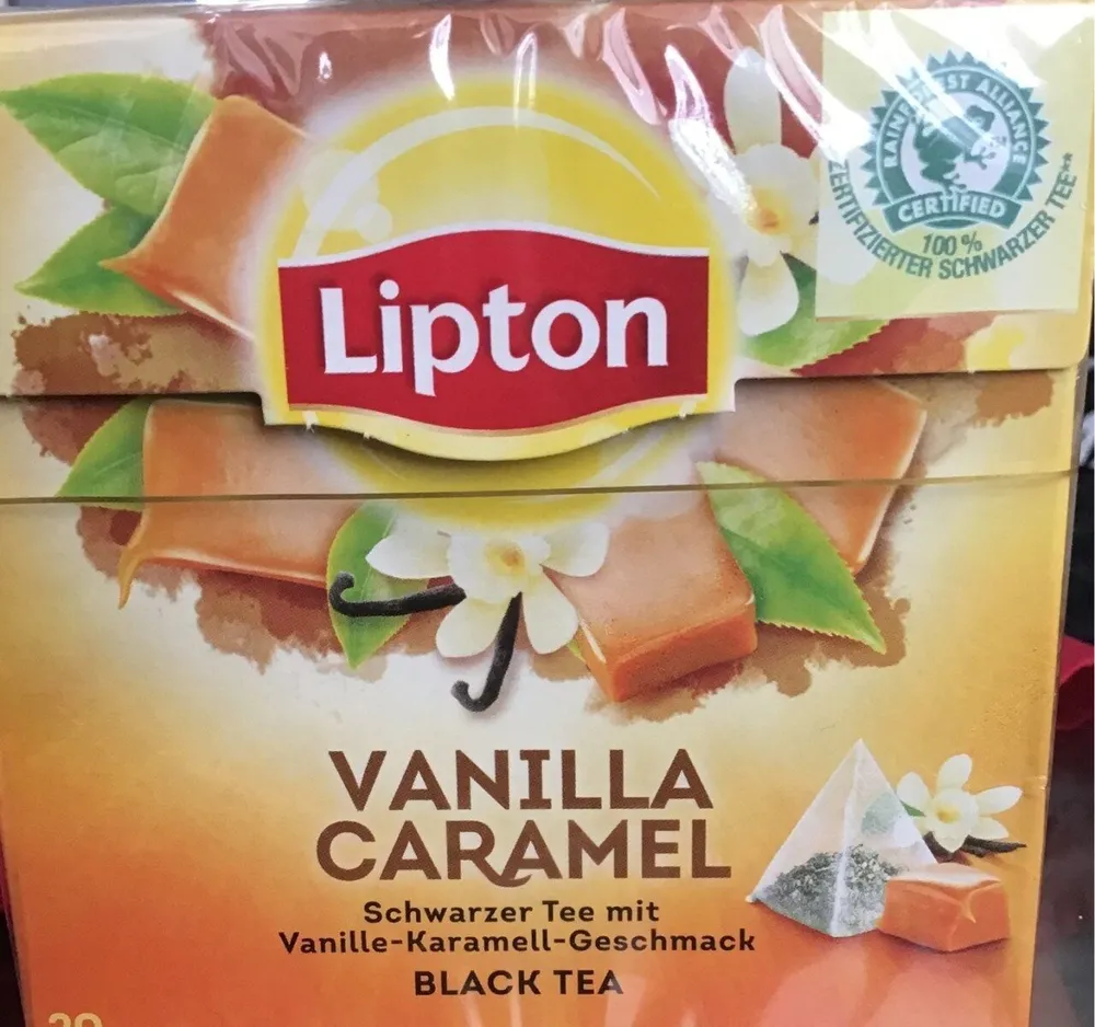 Lipton Schwarztee Vanilla Caramel, 20 BTL