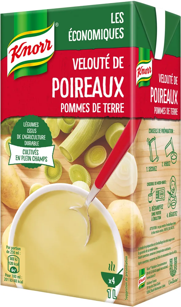 Knorr Soupe Velouté de Poireaux Pommes de Terre