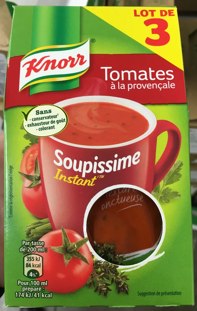 Soupissime Instant Tomates à la provençale