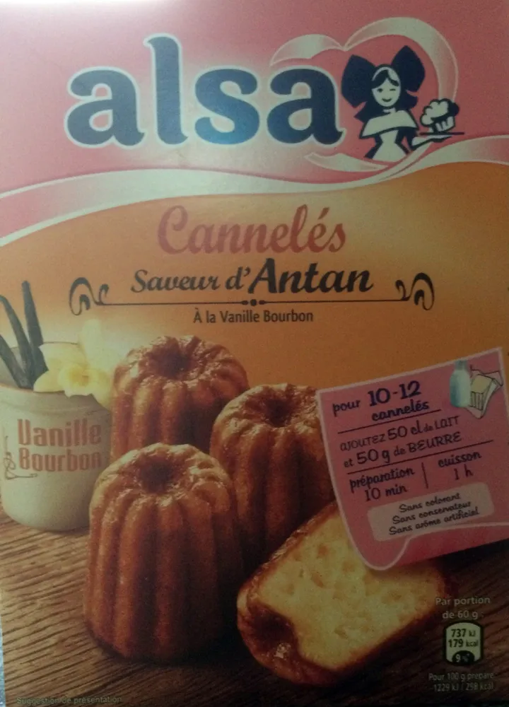 Cannelés Saveur d'Antan à la Vanille Bourbon