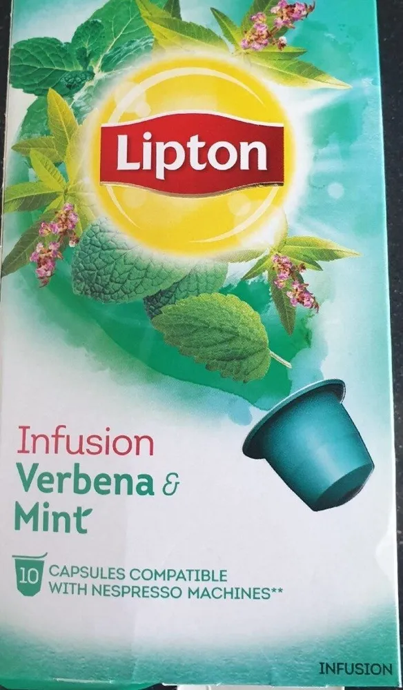 Lipton infusion verbena mint capsules