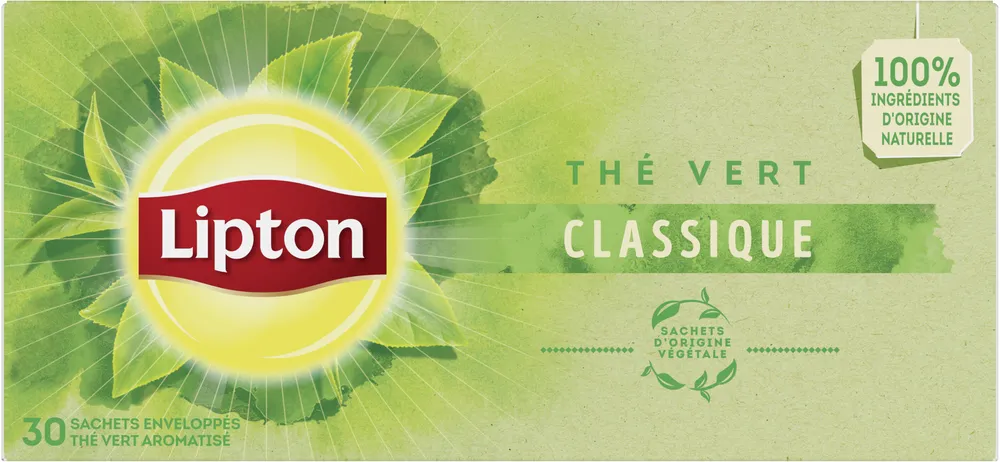 Lipton Thé Vert Classique 30 Sachets
