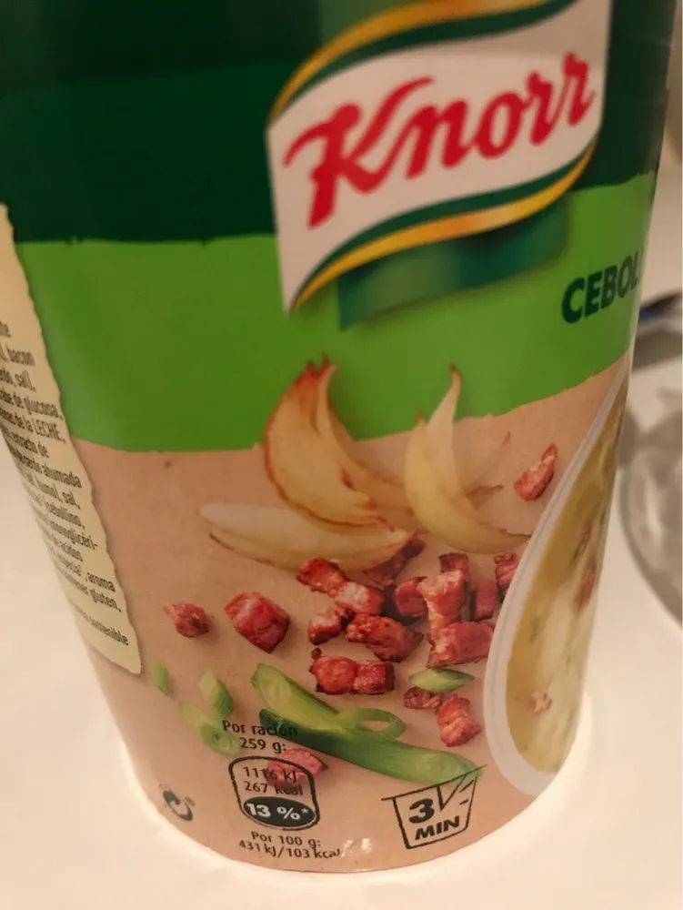 Knorr Puré Pot Puré De Patata Con Cebolla Y Bacon (4 Uds)