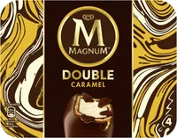 Magnum Glace Bâtonnet Double Caramel 4x88ml