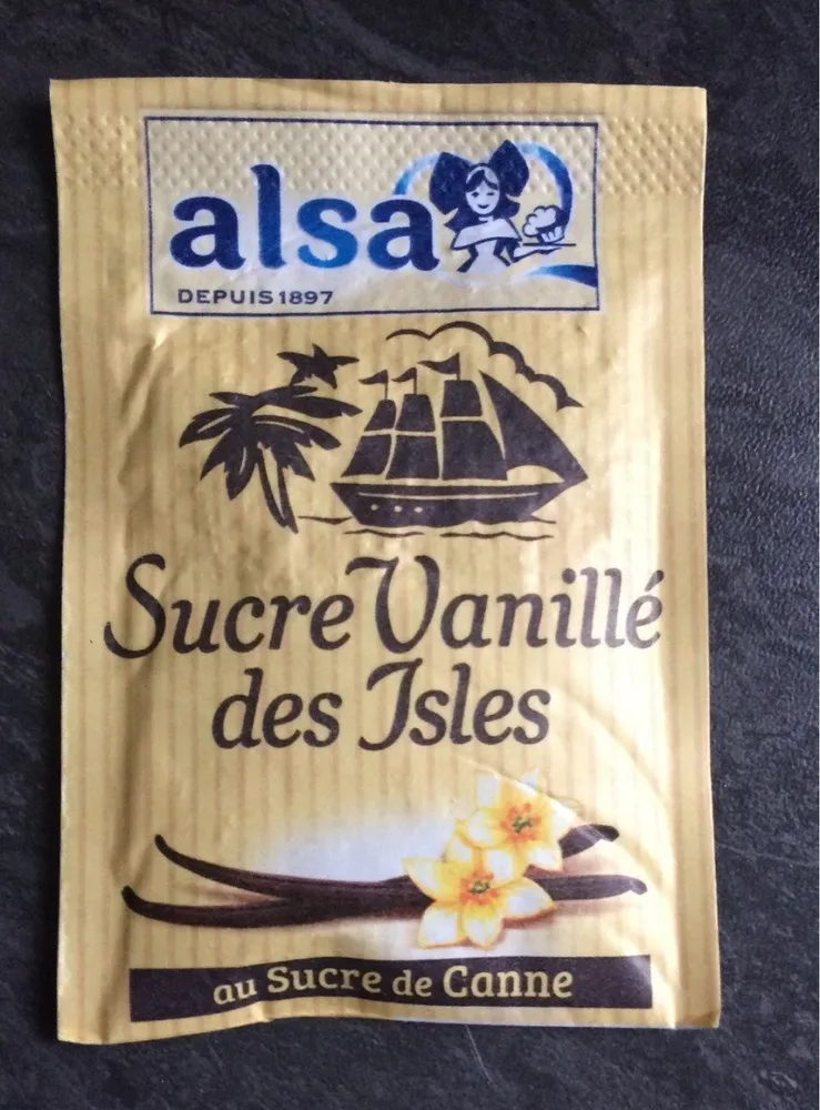 Sucre vanillé des isles Alsa Sachets