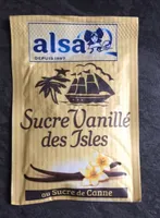 Sucre vanillé des isles Alsa Sachets