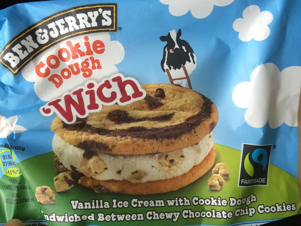 Jerry's Wich Cookie Dough Ice Cream Sandwich