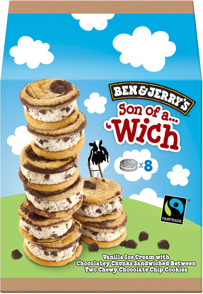 Ben & Jerry's Glace Pot Mini Son of a Wich Cookie Dough