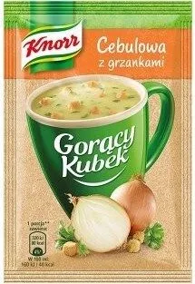 Gorący Kubek Cebulowa z grzankami