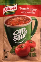 Cup a soup Tomato soup with noodles