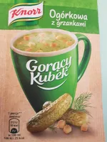 Gorący Kubek Ogórkowa z grzankami