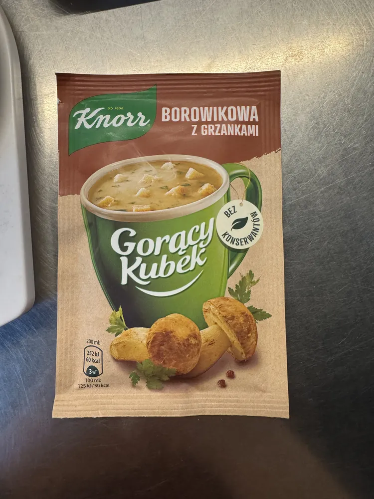 Borowikowa z grzankami