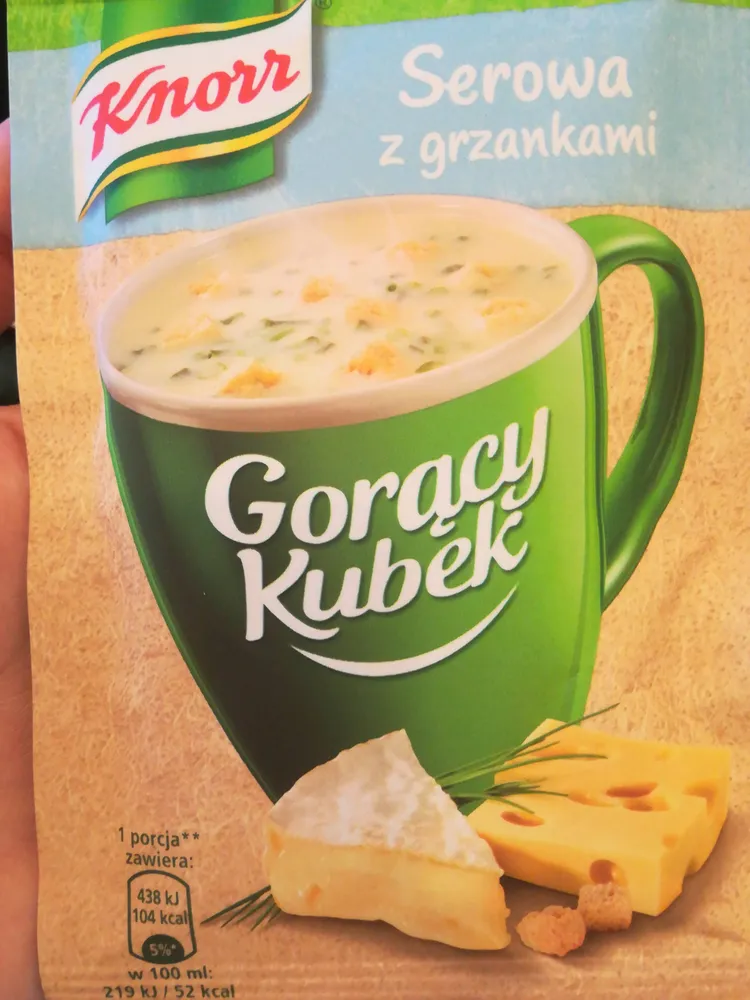 Knorr Goracy Kubek Cheese Soup With Croutons 22 G