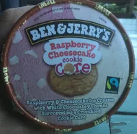 Ben & Jerry's Glace Pot Raspberry Cheesecake