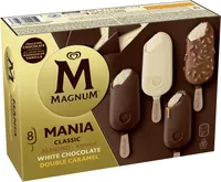 Mania Classic Almond, White Chocolate Double Caramel