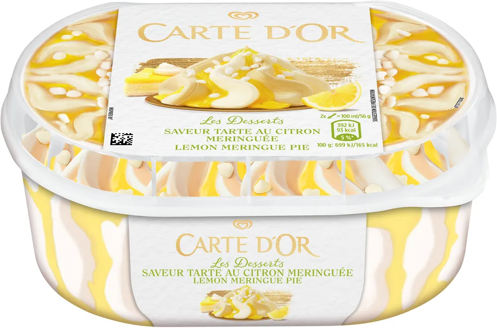 Carte D'or Glace Tarte Citron Meringuée 900ml
