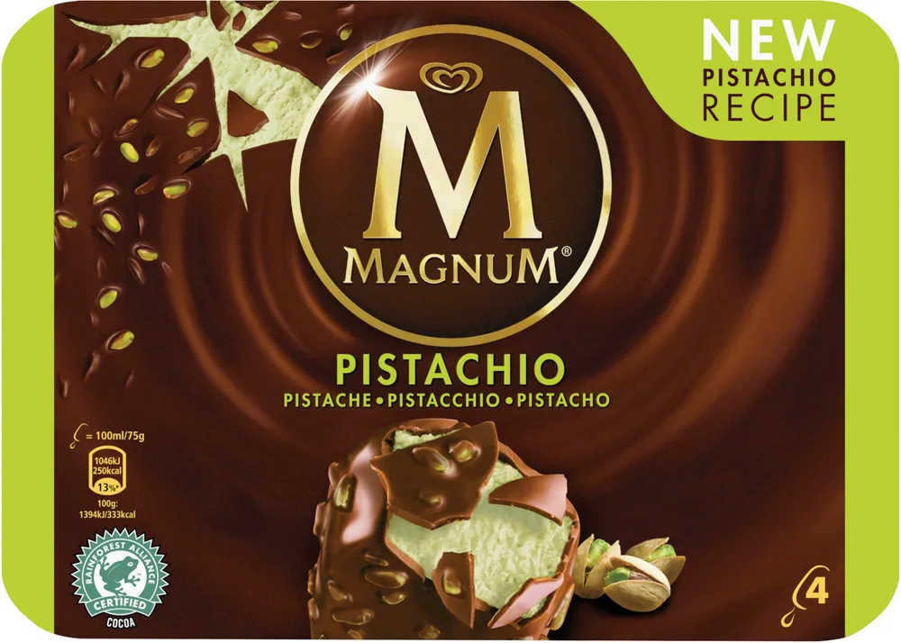 Magnum Glace Batonnet Pistache 4x100ml