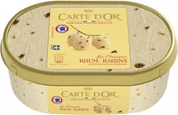 Carte D'or Les Authentiques Glace Rhum Raisins Bac