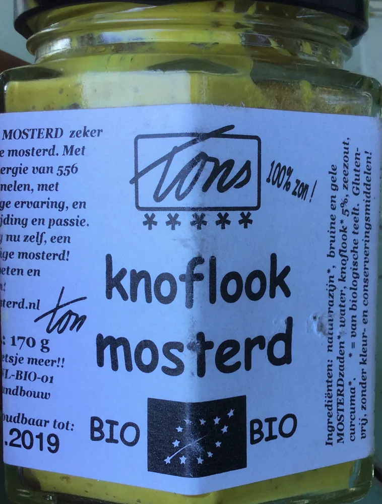 Knoflook mosterd