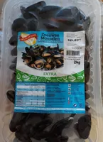 Moules fraîches de Zélande