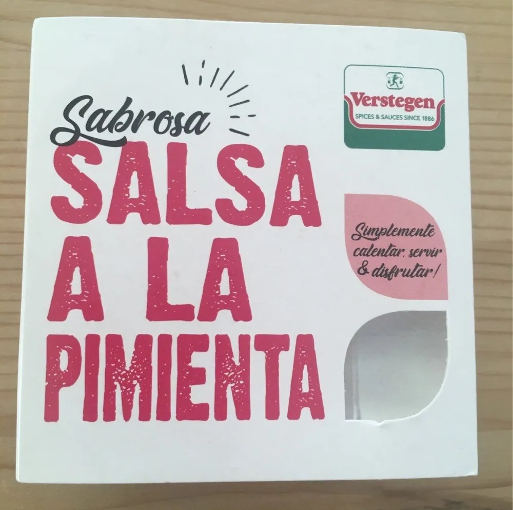 Salsa a la pimienta