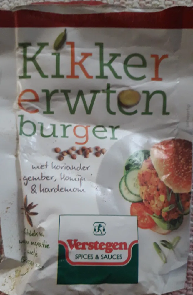 Kikkererwten burger