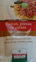 Especias para pastas, pizzas y salsas