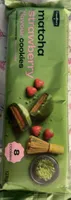 Matcha Strawberry Cookies
