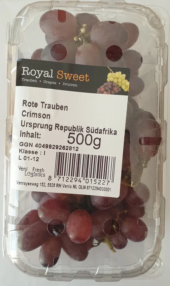 Rote Trauben, Sorte: Crimson