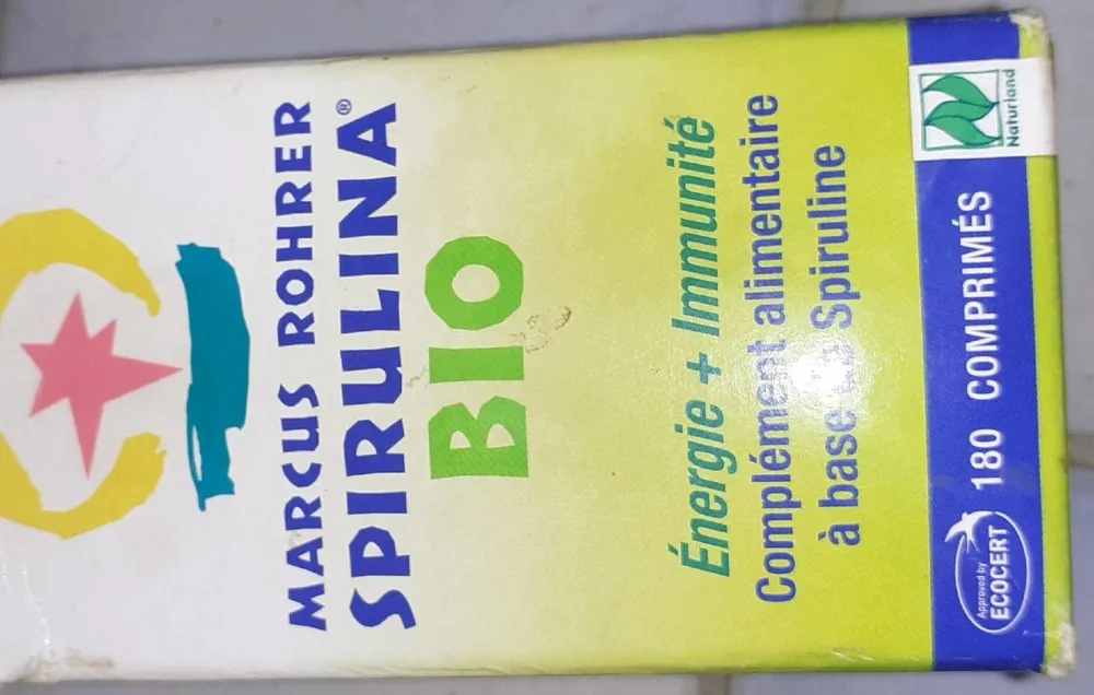 Spiruline Bio - 180 Comprimés - Marcus Rohrer