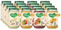 Olvarit 6+ Maanden Variatiemenu Fruit 12 x 200g