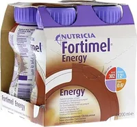 Nutricia Fortimel Energy Nutriment Saveur Chocolat 4X200ML