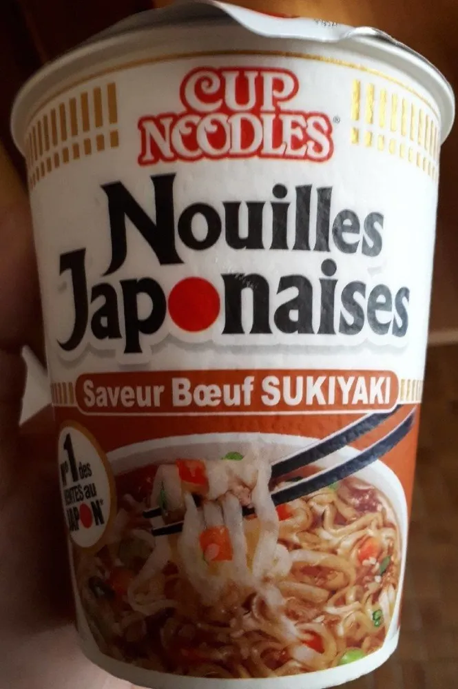 Nouilles Japonaises saveur boeuf Sukiyaki