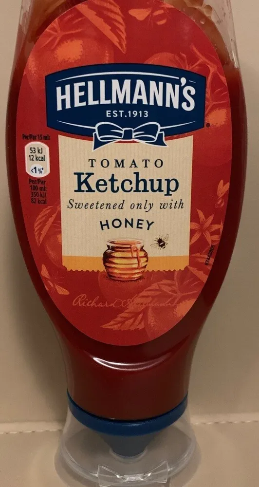 Tomato Ketchup sweetened only with honey