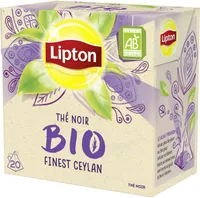 Lipton Bio Thé Noir Finest Ceylan 20 Sachets