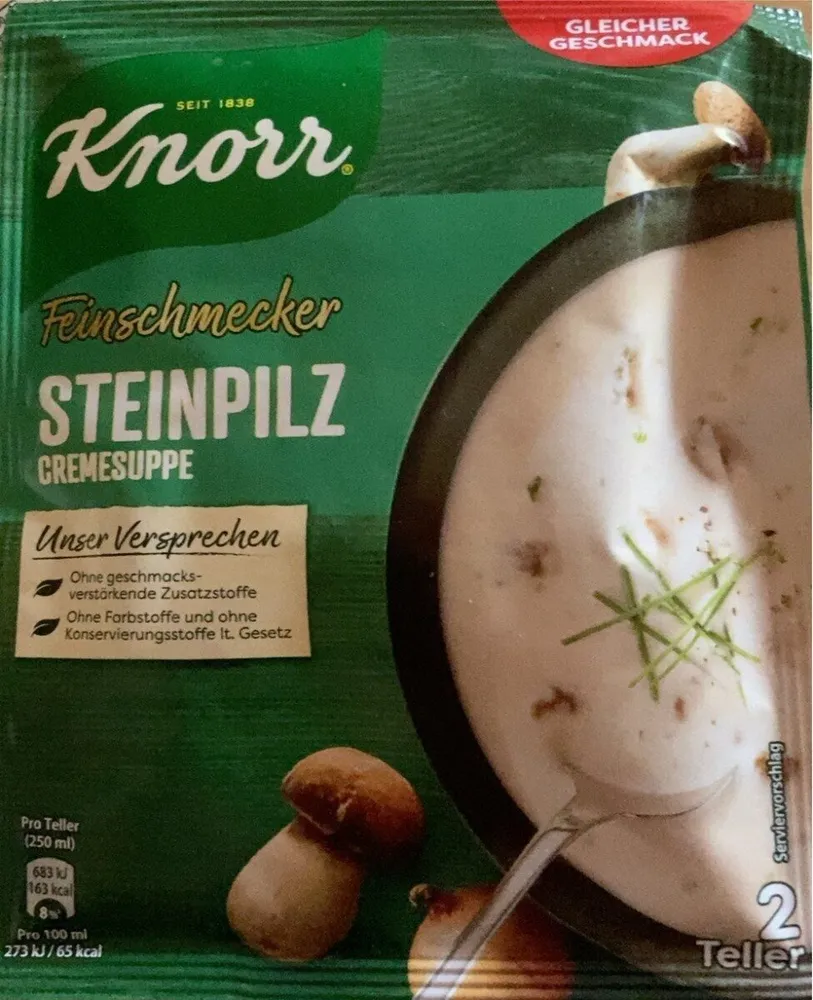 Steinpilz Cremesuppe