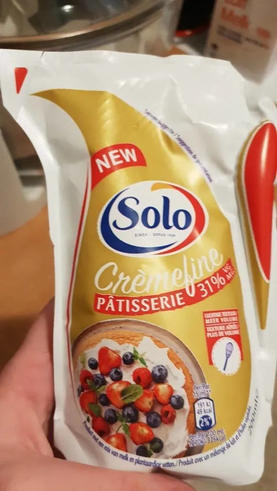 Solo crèmefine pâtisserie 31%