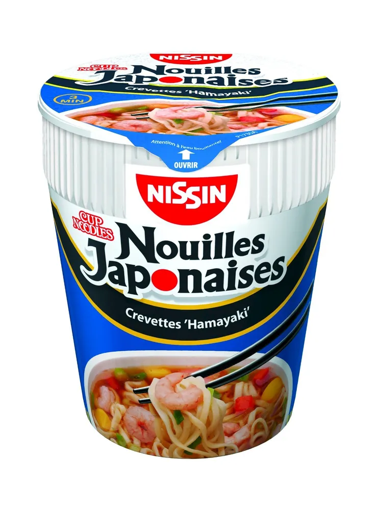 Nouilles japonaises saveur crevettes "Hamayaki"