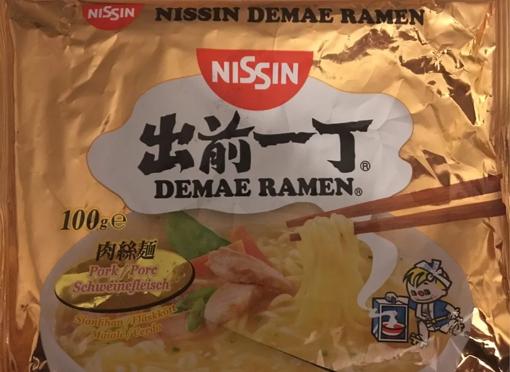 Soupe Demae Porc NISSIN 100G
