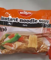 Instant noodle soup curry