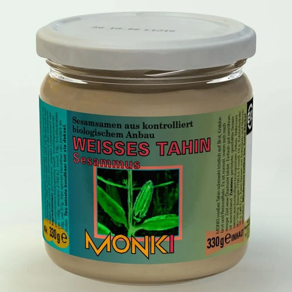 Monki Witte Tahin Sesampasta Zonder Zout Eko